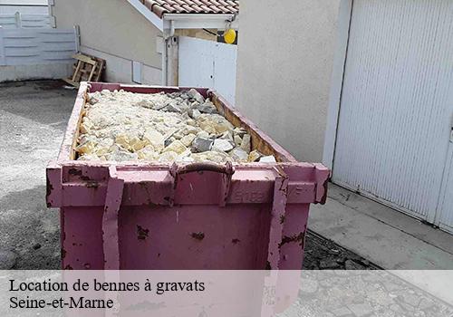 Location de bennes à gravats 77 Seine-et-Marne DM Bennes