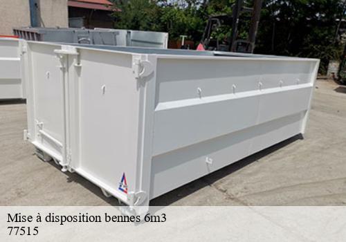 Mise à disposition bennes 6m3 faremoutiers-77515 DM Bennes