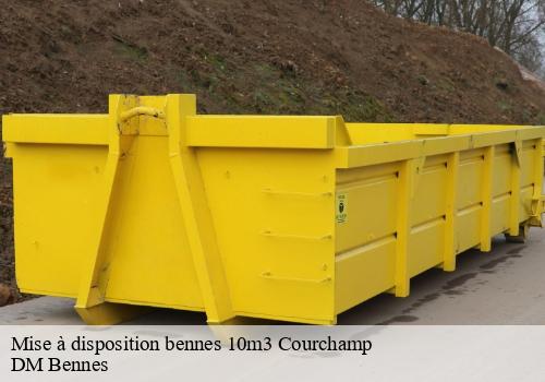 Mise à disposition bennes 10m3 courchamp-77560 DM Bennes