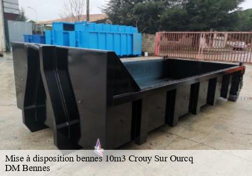Mise à disposition bennes 10m3  crouy-sur-ourcq-77840 DM Bennes