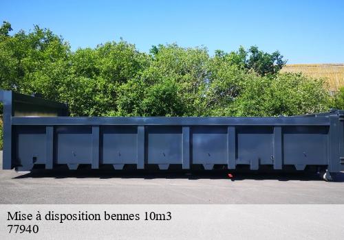 Mise à disposition bennes 10m3 noisy-rudignon-77940 DM Bennes