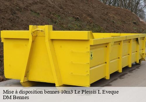 Mise à disposition bennes 10m3 le-plessis-l-eveque-77165 DM Bennes