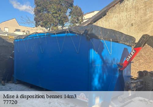 Mise à disposition bennes 14m3 aubepierre-ozouer-le-repos-77720 DM Bennes