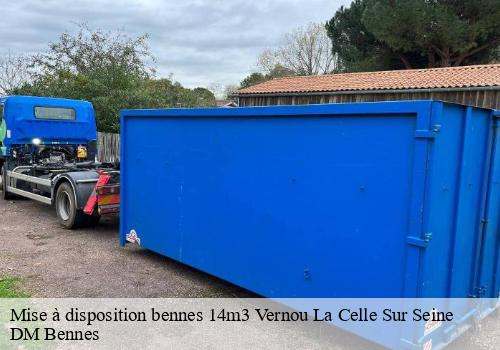 Mise à disposition bennes 14m3 vernou-la-celle-sur-seine-77670 DM Bennes