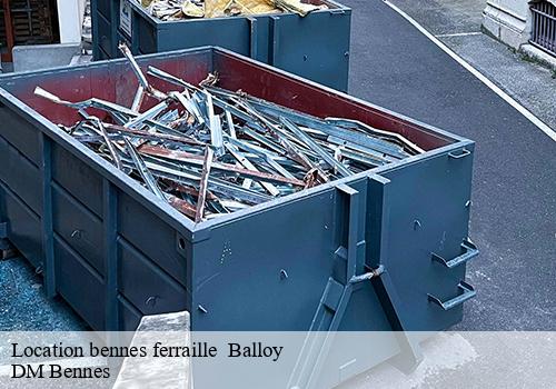Location bennes ferraille   balloy-77118 DM Bennes