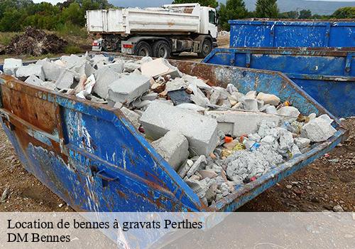 Location de bennes à gravats perthes-77930 DM Bennes