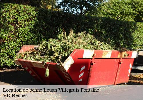 Location de benne  louan-villegruis-fontaine-77560 VD Bennes