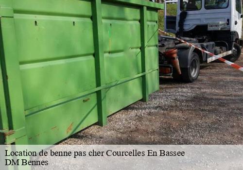 Location de benne pas cher courcelles-en-bassee-77126 DM Bennes