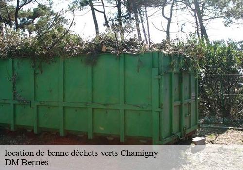 location de benne déchets verts chamigny-77260 DM Bennes