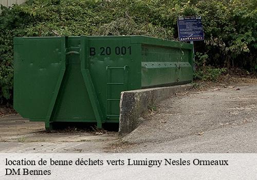 location de benne déchets verts lumigny-nesles-ormeaux-77540 DM Bennes