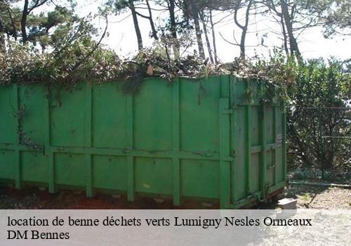 location de benne déchets verts lumigny-nesles-ormeaux-77540 DM Bennes