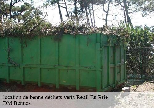location de benne déchets verts reuil-en-brie-77260 DM Bennes