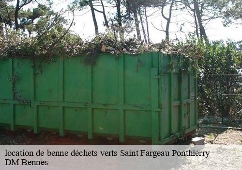 location de benne déchets verts saint-fargeau-ponthierry-77310 DM Bennes