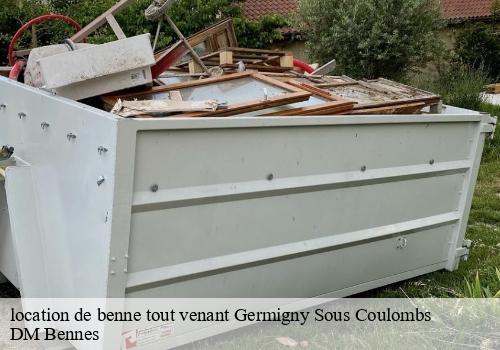 location de benne tout venant germigny-sous-coulombs-77840 DM Bennes