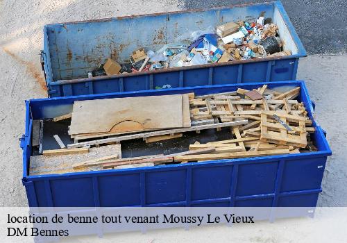 location de benne tout venant moussy-le-vieux-77230 DM Bennes