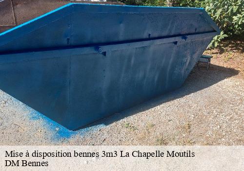 Mise à disposition bennes 3m3 la-chapelle-moutils-77320 DM Bennes