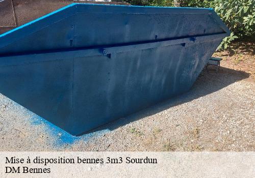 Mise à disposition bennes 3m3 sourdun-77171 DM Bennes