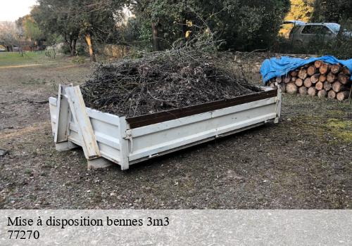 Mise à disposition bennes 3m3 villeparisis-77270 DM Bennes