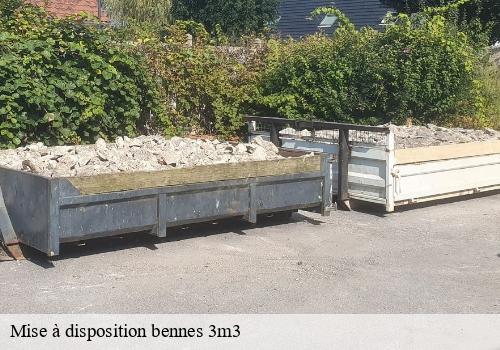 Mise à disposition bennes 3m3 villeparisis-77270 DM Bennes